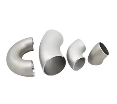 ASME B16.9 MSS-SP-43 304 316 Thép không gỉ 1,5D Bán kính lớn Khuỷu tay 45 độ 90 độ